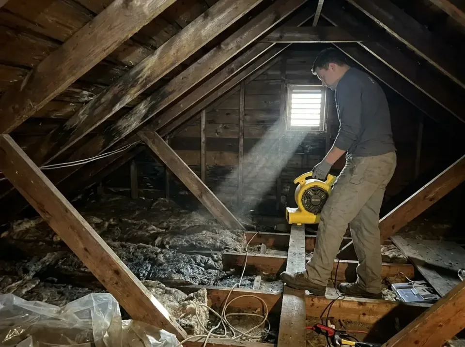 attic-water-damage-drying-proc-007 — frequently asked questions, Emergency Water Extraction & 24/7 Flood Response in Glaston…